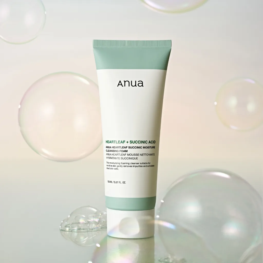 Anua Heartleaf Succinic Moisture Cleansing Foam 150ml